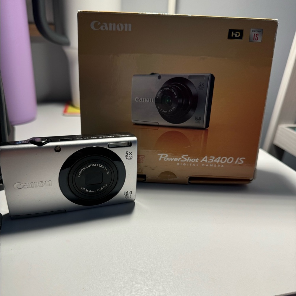 Canon Powershoot A3400 IS Digital Camera
